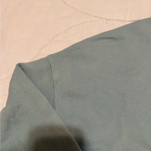 Beachcomber Large Sea Foam Green Cropped Crewneck Sweatshirt - Picture 9 of 11